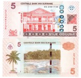 Suriname 5 Dolari 2020 P-162 UNC Bancnota Straina Africa