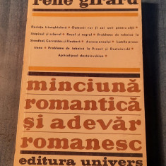 Minciuna romantica si adevar romanesc Rene Girard