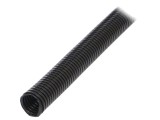 Tub de Protecție Poliamidă Neagră 17mm -40&divide;120&deg;C