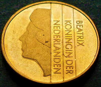 Moneda 5 GULDENI - OLANDA, anul 1988 *cod 3641 B = A.UNC foto