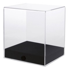 Vitrina-Cub 120 x 120 x 140 mm prezentare figurine machete roci minerale ceasuri