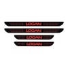 Protectii Praguri Autoadezive Dacia Logan, Oracal Germany, Set 4 Bucati 58x4.5cm si 38x4.5cm