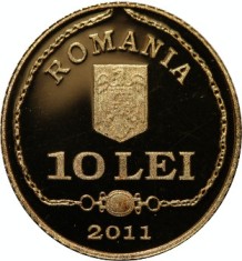 10 Lei - Istoria Aurului Crucea de la Garvan foto