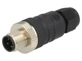 Mufă M12 3-PIN tată IP67 DeviceNet/CANopen