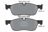 Set placute frana TEXTAR 2214501