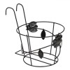Suport Ghiveci Metalic Suspendabil, Negru Obsidian, 20.5x22.5 cm