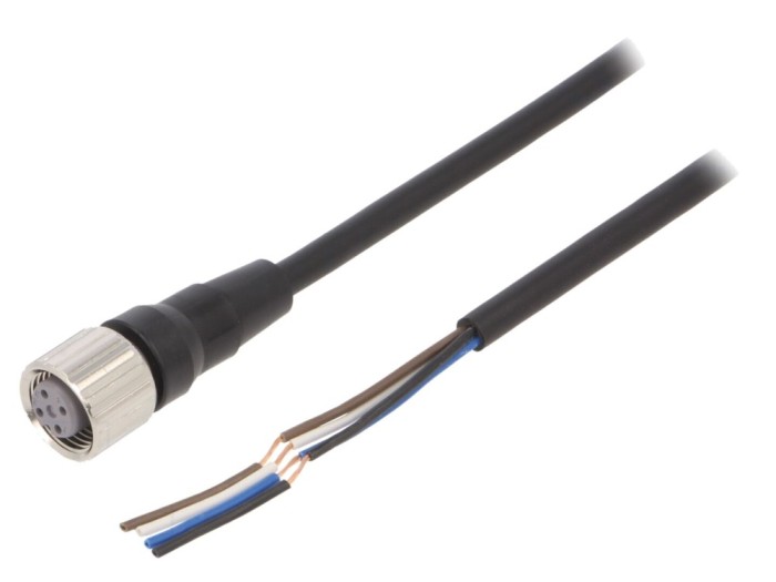 Cablu de conectare M12 4 pini 2m 4A