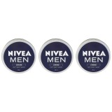 Set 3x Crema Nivea Men Creme pentru fata, corp si maini, 30 ml
