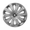 Set 4 capace roti Strong silver varnished pentru gama auto Seat, R14
