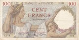 FRANTA 100 francs 14-9-1939 VF!!!