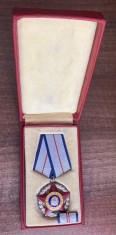 QW16 16 - decoratie - militar - comunism RSR - Ordinul Meritul militar - clasa a II-a