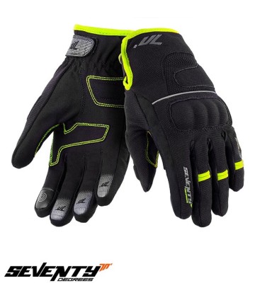 Manusi barbati pentru scuter - motocicleta Touring iarna Seventy model SD-C43 negru/galben &amp;ndash; WinterTex XXL (11 cm) foto