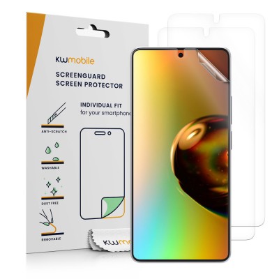 Set 3 Folii de protectie Kwmobile pentru Xiaomi Redmi Note 13, Transparent, Plastic, KWM000020LN001C foto
