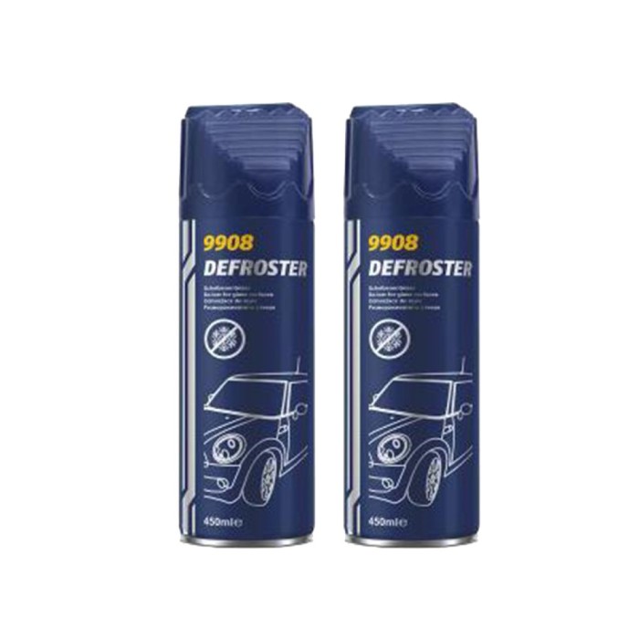 Pachet 2 x Spray dezghetat parbriz, faruri si incuietori Mannol 400 ml