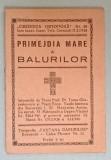 PRIMEJDIA MARE A BALURILOR de TOMA GHERASIMESCU si VASILE IONESCU , 1940
