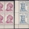 ROMANIA 1944 CERCUL IESENILOR BLOCURI DE 4 TIMBRE COLT DE COALA STARE MNH