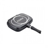 Tigaie dubla antiaderenta cu garnitura silicon 30cm Zilan ZLN7019