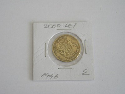 M1 C10 - Moneda foarte veche 137 - Romania - 2000 lei 1946 foto