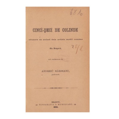 Cincizeci de colinde, 1890 foto
