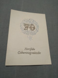 CARTE POSTALA FELICITARE CIRCULATA, Printata