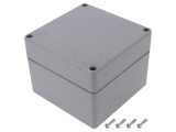 Carcasă universală ABS gri &icirc;nchis 120mm x 120mm x 90mm