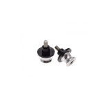 Adaptor stander (suport) moto M8x1,25 argintiu