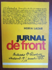 Jurnal de front- Horia Lazar foto