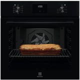 Cuptor incorporabil Electrolux LOF3H10K, Electric, 72 l, Grill, Ghidaj telescopic pe 1 nivel, Timer cu display electronic, Clasa A+, Negru