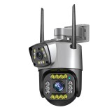 Camera de Supraveghere PTZ Wi-Fi, TSS-H803-W, cu Doua Lentile 2MP/2MP, IR 20m