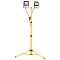 Proiector LED cu trepied, 2x30 W, alb cald
