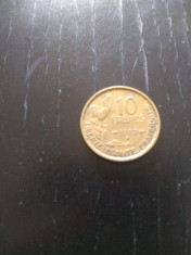 Moneda 10 francs 1953 Fran?a foto