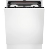 Masina de spalat vase incorporabila AEG FSK93718P, 15 seturi, AirDry, 7 programe, Clasa D, Sertar MaxiFlex, Motor Inverter, LCD touch screen, 60 cm