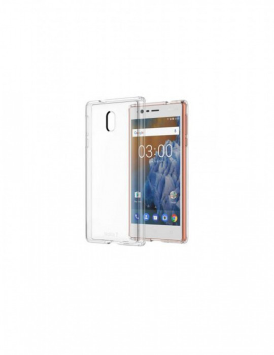 Husa Nokia 3 Silicon Antishock Clear ITSkins