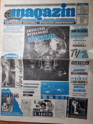 magazin 19 aprilie 2001-art alice evans,ben affleck,puff daddy,depeche mode foto