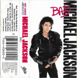 Casetă audio Michael Jackson &lrm;&ndash; Bad, originală, Pop