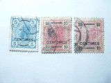 3 Timbre Austria posta in Creta 1904 5c/5h ,1906 10c/10h , 1907 10c/10h, stamp., Stampilat