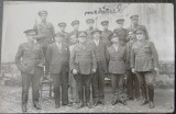 Fotografie tip Carte postala, Romania, Comisia militara de recrutare, 1935