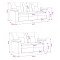 Set de canapea 2 pcs Alb Piele artificiala - 8