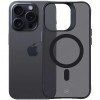 Husa MagSafe pentru Apple iPhone 13 Pro Max, 3MK, Smoke MagCase, Neagra