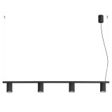 Candelabru Karbon 4 Negru