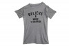 Tricou dama Belive Bel, cu volane, Gri XS