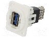 Conector {{Tip conector}}, versiune USB 3.0, {{Orientare spa&amp;#355;iala}}, CLIFF - CP30205NXW