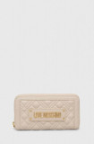 Love Moschino portofel femei, culoarea bej