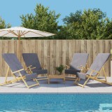 vidaXL Prosoape de plajă, 4 buc., antracit, 60x135 cm, textil 400 GSM