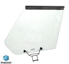 Geam complet usa fata dreapta original Piaggio Ape 50 (09-18) - Ape Mix (98-08) 2T AC 50cc