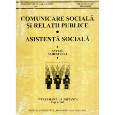 Comunicare sociala si relatii publice - Asistenta sociala - Anul III Sem I foto