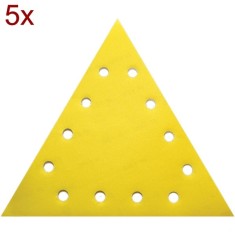 RAIDER Set 5 bucati smirghel VELCRO triunghiular 285mm grit 100 foto