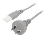 Cablu Alimentare 5m Gri 2x0.75mm2 Cu Mufă și Conector C7