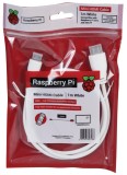 Cumpara ieftin Cablu Mini HDMI la HDMI Raspberry Pi Zero, 1 m, Alb