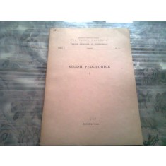 STUDII PEDOLOGICE I